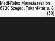 Medi-Relax Masszázsszalon