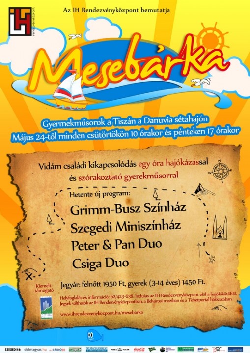 Mesebárka Szeged  - Mesebárka - zenés gyermekműsorok