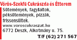   - Vörös-Szekfű Cukrászda és Étterem