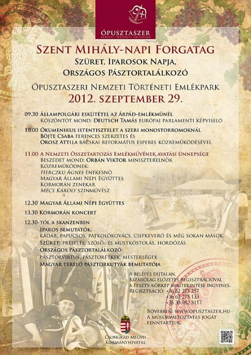 Szent Mihály-napi Forgatag Ópusztaszer 2012  - Szent Mihály-napi Forgatag